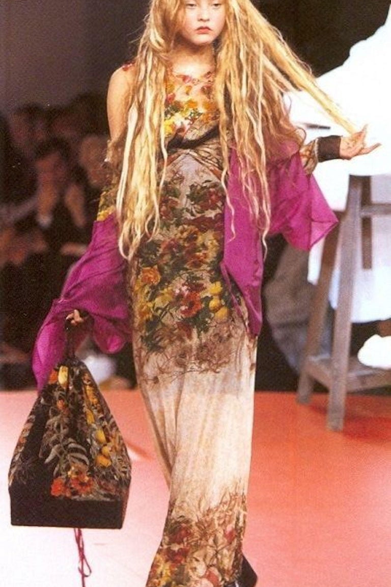 Jean Paul Gaultier S/S 1999 Garden of Eden Mesh Dress, runway