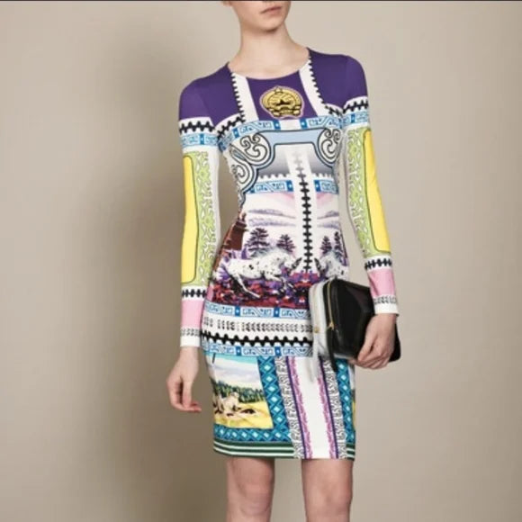 Mary Katrantzou Digital Print Tee Shirt Dress, ad