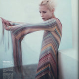 Missoni S/S 1997 Striped Fringed 3 Piece Knit Rayon Ensemble