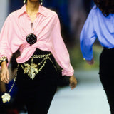 Chanel S/S 1994? Black Sequin Camellia Flower Brooch, runway 2