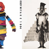 Issey Miyake 1994-95秋冬黑色褶皱建筑前卫连衣裙