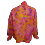 60s Psychedelic Print Nylon Windbreaker 2 of 3