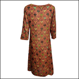  Pucci 60s Orange Cotton Print Shift Dress 1 of 5