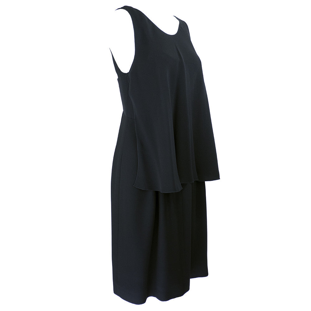 CHANEL Black Silk Mini-dress
