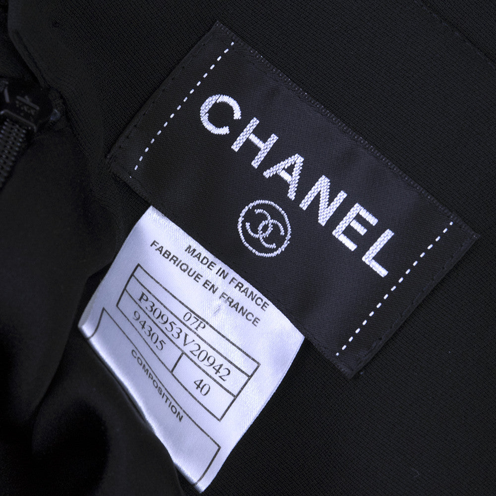 Vintage Chanel Dress Original Vintage 1980s CHANEL Wool and 