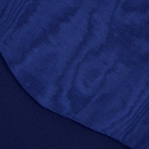 Vintage LANVIN 80s Blue One-Shoulder Dress, detail