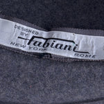 Vintage 70s Gray Felt Hat, label