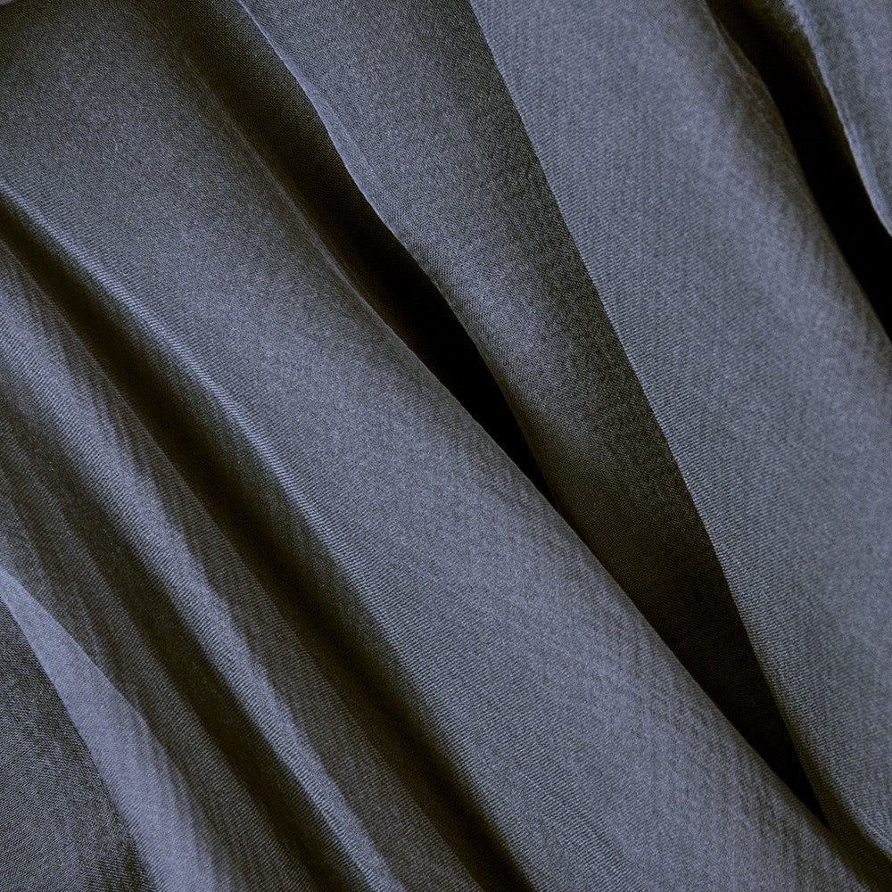 Vintage STAVROPOULOS 70s Grey Wool Gown, detail 2