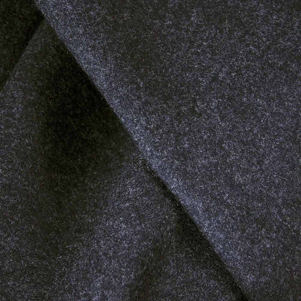 Vintage STAVROPOULOS 70s Grey Wool Gown, detail 3