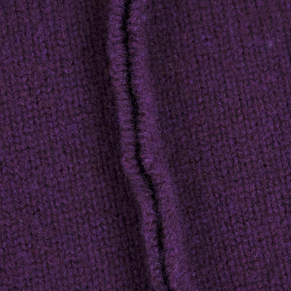  Yohji Yamamoto Y's 2000s Burgundy Short Sleeve Knit Sweater  DETAIL 4 of 6