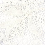 Edwardian White Irish Crochet Full Length Dress detail 2