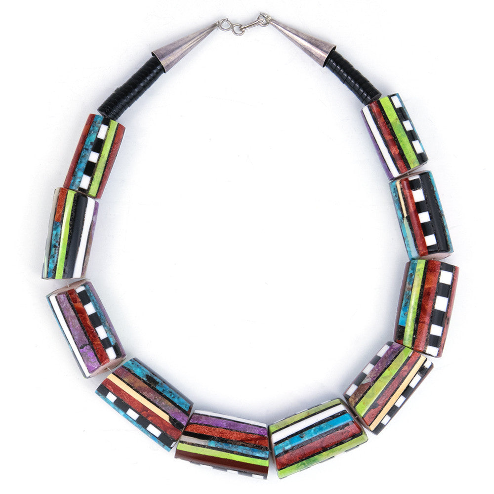 Contemporary Santo Domingo Multi-Stoned Collar