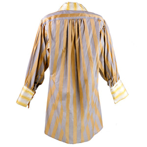 Vivienne Westwood 80s Worlds End Oversized Striped Menswear Shirt BACK 3 of 7