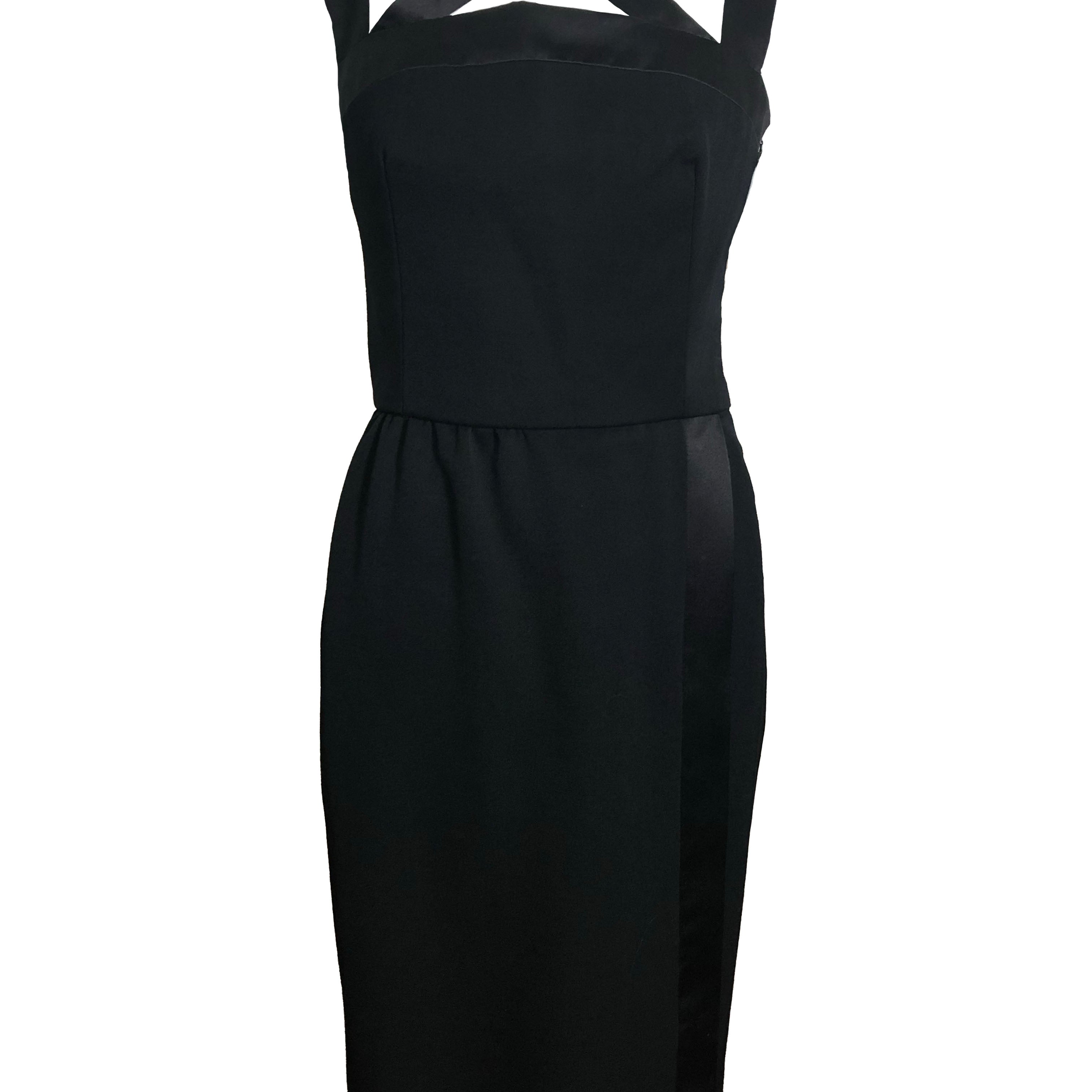 Givenchy Tuxedo Style Cocktail Dress FRONT 1 of 5