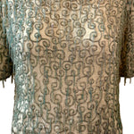 Gaby of Espana 60s 2 Piece Beaded Evening Ensemble TOP 4 of 7