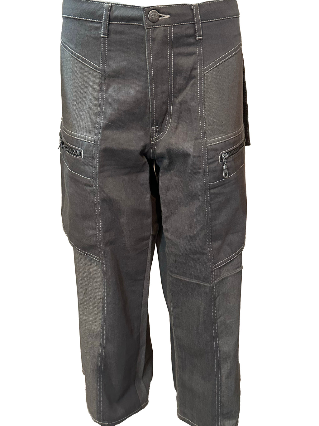  Marithe and Francois Girbaud Y2K Cropped Cargo Pants FRONT  1 of 7