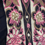 Zandra Rhodes One Shoulder Chiffon Print Blouse DETAIL 4 of  6