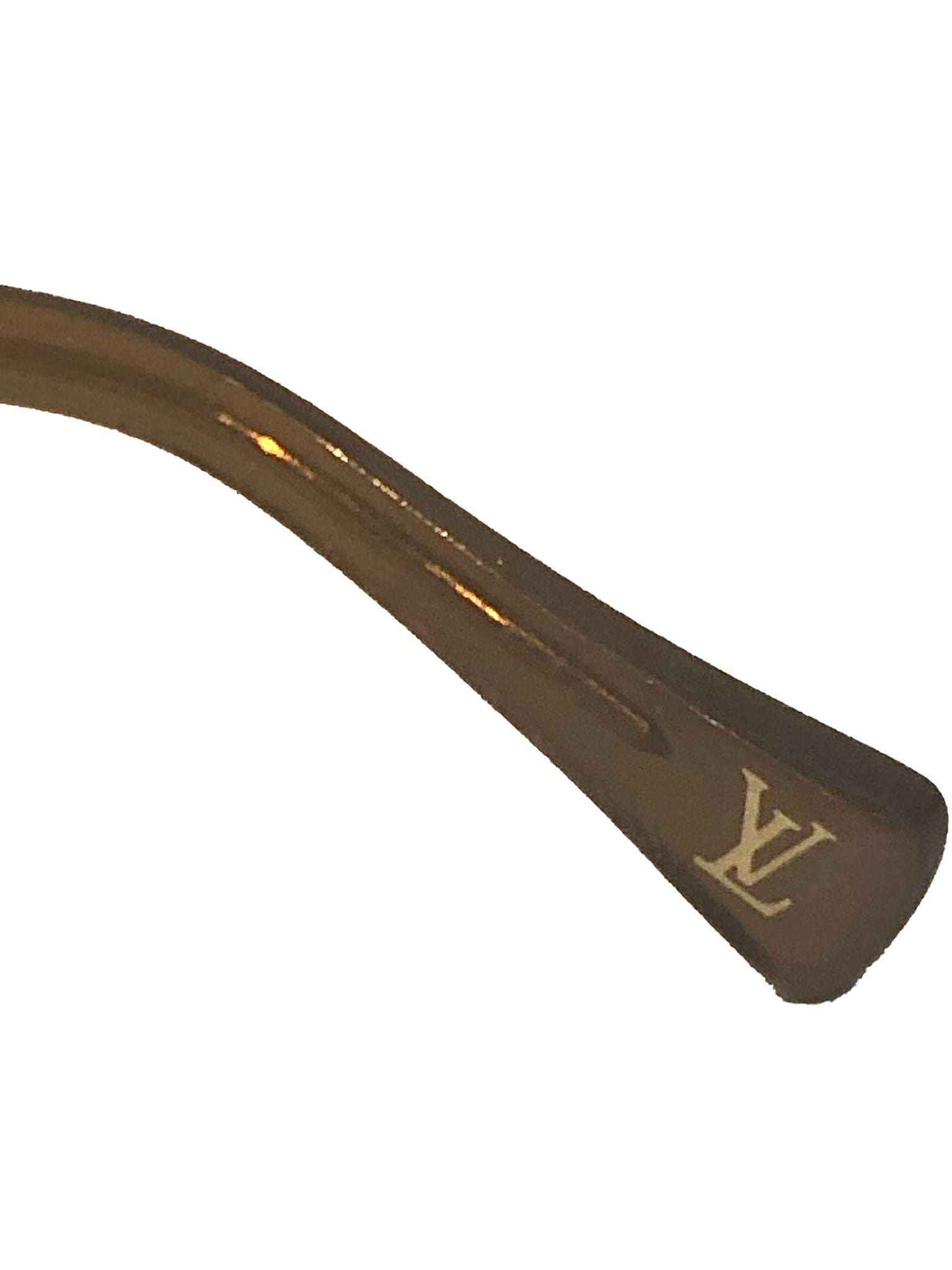 Louis Vuitton Y2K Rootbeer Colored Glitter Sunglasses