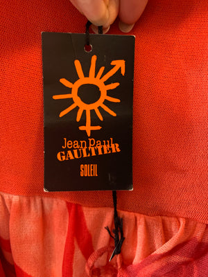  Jean Paul Gaultier Orange Crush Mesh Ensemble TAG 6 of 6