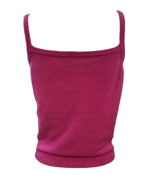 Fake (The Label) Hot Pink Cashmere Twinset with Sequins SHELL BACK 4 of 5