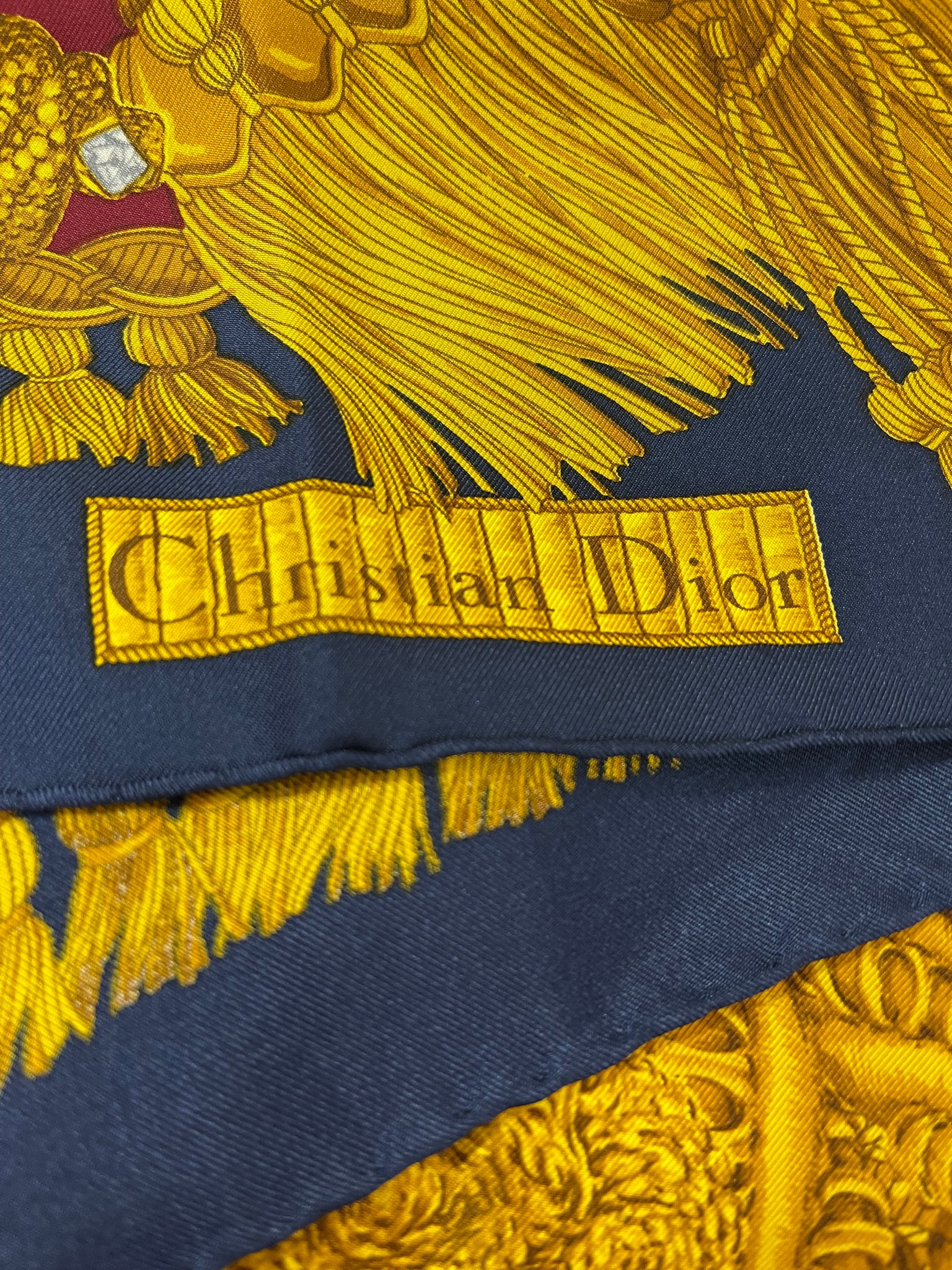 Christian Dior Silk Printed Scarf