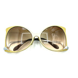  Ultra 70s Gold Butterfly Sunglasses FRONT 1 of 5
