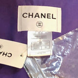 Chanel Contemporary Purple Taffeta Evening Coat with Oversize Bow Label 8 of 8