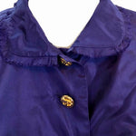 Chanel Contemporary Purple Taffeta Evening Coat with Oversize Bow Detail B 4 of 8