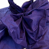 Chanel Contemporary Purple Taffeta Evening Coat with Oversize Bow Detail A 3 of 8