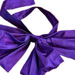 Chanel Contemporary Purple Taffeta Evening Coat with Oversize Bow - Bow 7 of 8