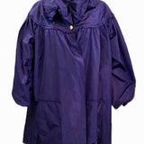 Chanel Contemporary Purple Taffeta Evening Coat with Oversize Bow Front 1 of 8
