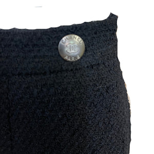 Chanel Contemporary Black Boucle Suit  SKIRT DETAIL 7 of  8