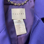 Celine Contemporary Blue Skirt Suit  Ensemble LABEL  5 of 5