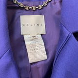 Celine Contemporary Blue Skirt Suit  Ensemble LABEL  5 of 5