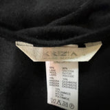 Krizia 90s Black Cashmere Slip Dress LABEL 4 of 4
