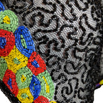 30s Black Net Deco Beaded Bolero DETAIL 4 of 4