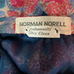 Norman Norell 60s Floral Lame Pantsuit Ensemble LABEL 8 of 8