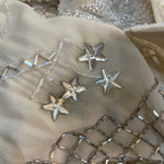 Fabrice Fabulous 80s Ivory Silk  Beaded Gown with Stars and Diamonds DETAIL