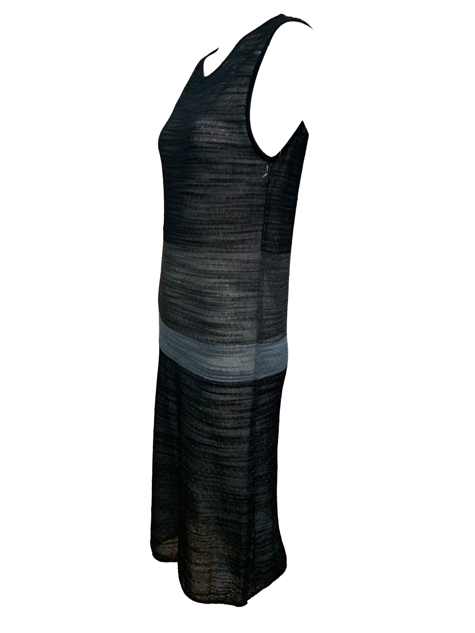 Krizia 90s Sheer Lightweight Knit Dress SIDE 2 of 4