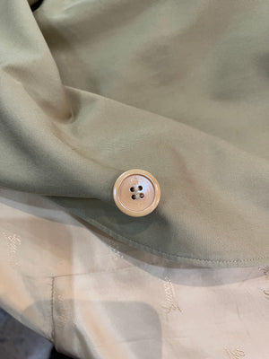 Gucci 80s Belted Trench Coat With Logo Buttons LOGO BUTTON 7 of 7