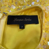  Lorena Sarbu Spectacular Yellow Sequin Red Carpet Gown LABEL 5 of 5