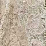 Edwardian Handmade White Irish Crochet Lace Jacket DETAIL 5 of 6