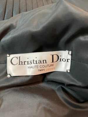John Galliano for Christian Dior Haute Couture Gown In Sage Green Silk and Chiffon  6 of 6