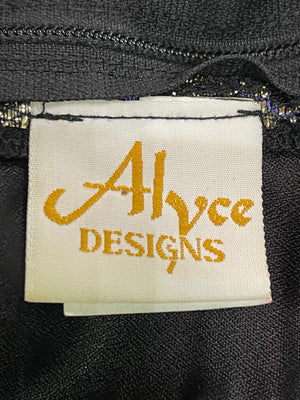 Alyce Designs 80s Rainbow Sequin Body Con Mini Dress LABEL 5 of 5