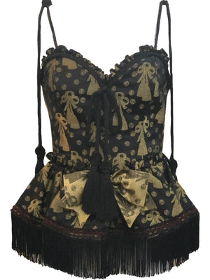 Moschino Couture 90s Lampshade Bustier, front 2