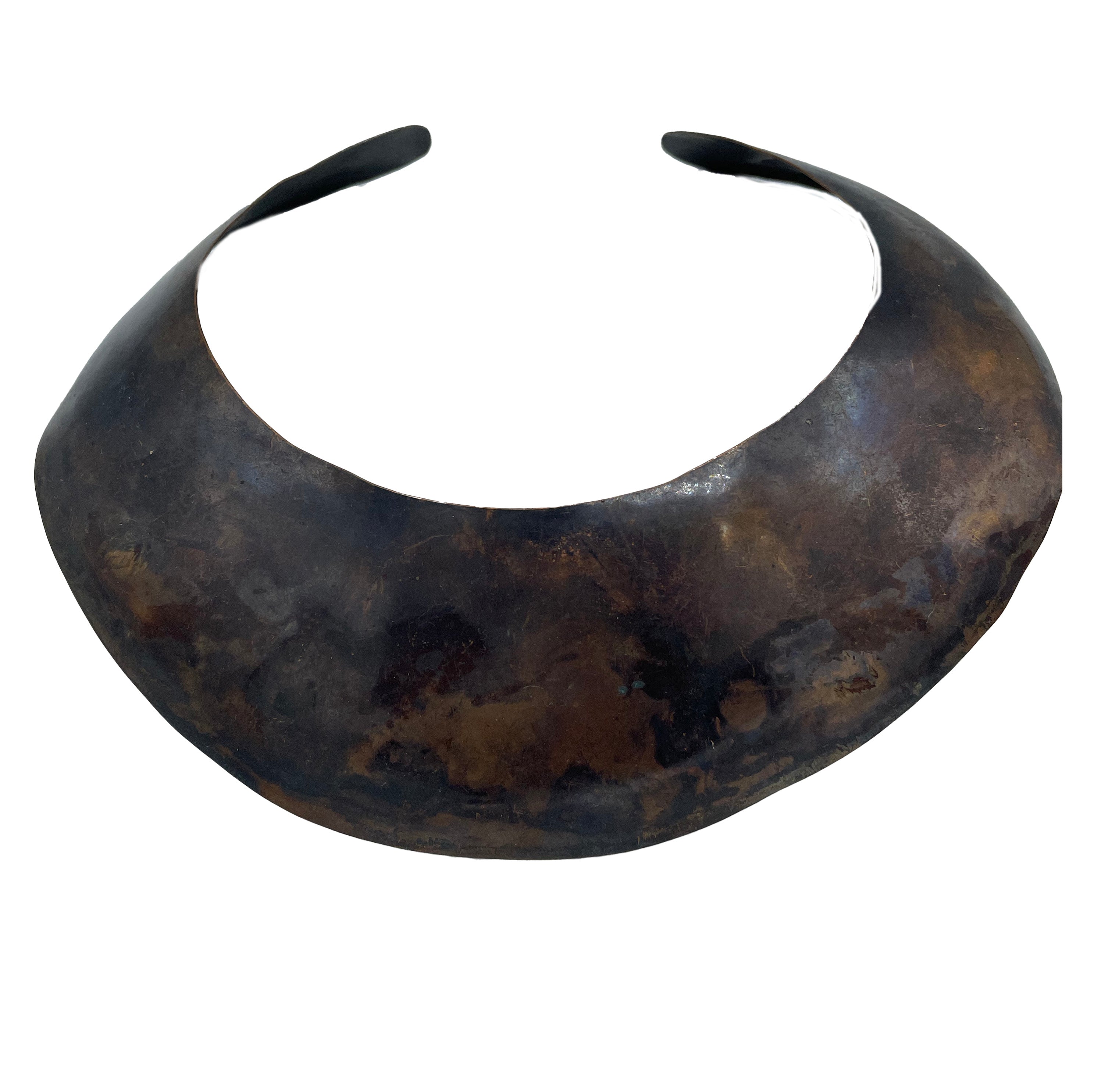 Ann Biederman 90s Hand Hammered Metal Collar TOP 1 of 3