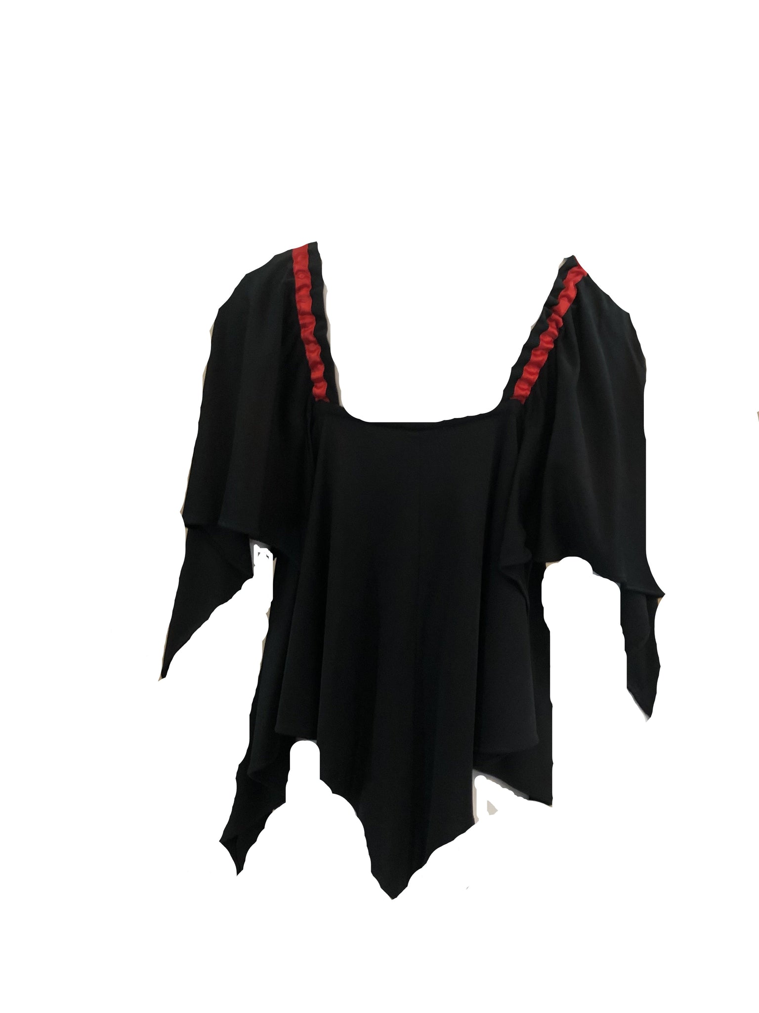  Cacharel 70s Black Hippie Luxe Top  BACK 2 of 4