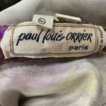 Paul Louis Orrier 80s High Drama Painterly Floral Cocktail Dress LABEL 5 of 5