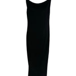 Krizia 90s Black Cashmere Slip Dress BACK 3 of 4