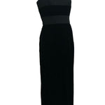 Madame Gres 60s Black Velvet Sheath Gown ANGLE 2 of 6